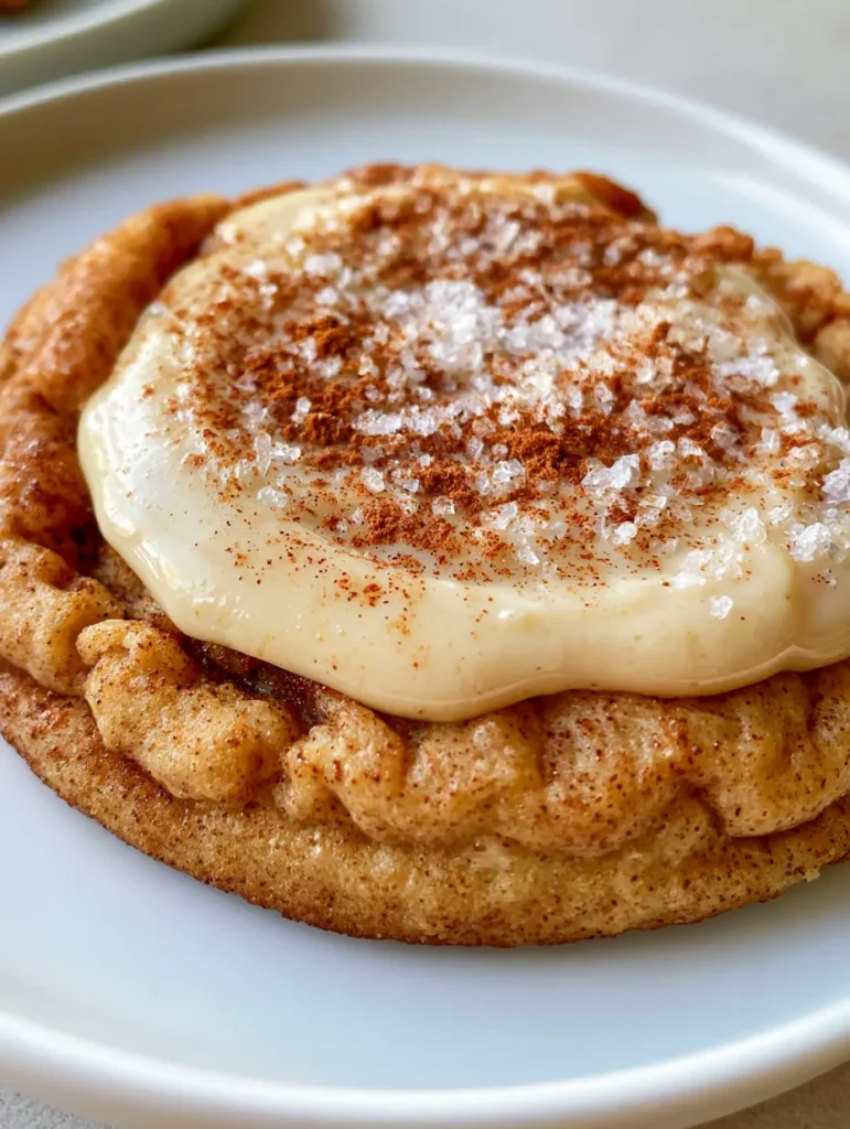 French toast cookies: The Ultimate Soft-Baked Brunch Dessert 1 A thick cinnamon-spiced French toast cookie presented on a minimalist white plate with a cinnamon sugar dusting.