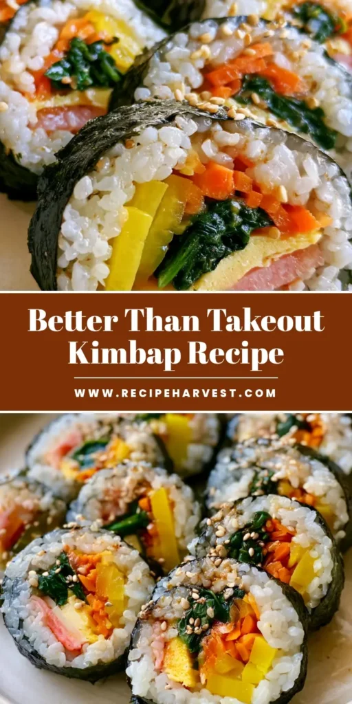 Korean Kimbap Recipe: The Ultimate Guide to Perfect Slices 3 A top-down view of sliced Korean Kimbap rolls with colorful vegetable fillings on a light ceramic plate. (Korean Kimbap Recipe)